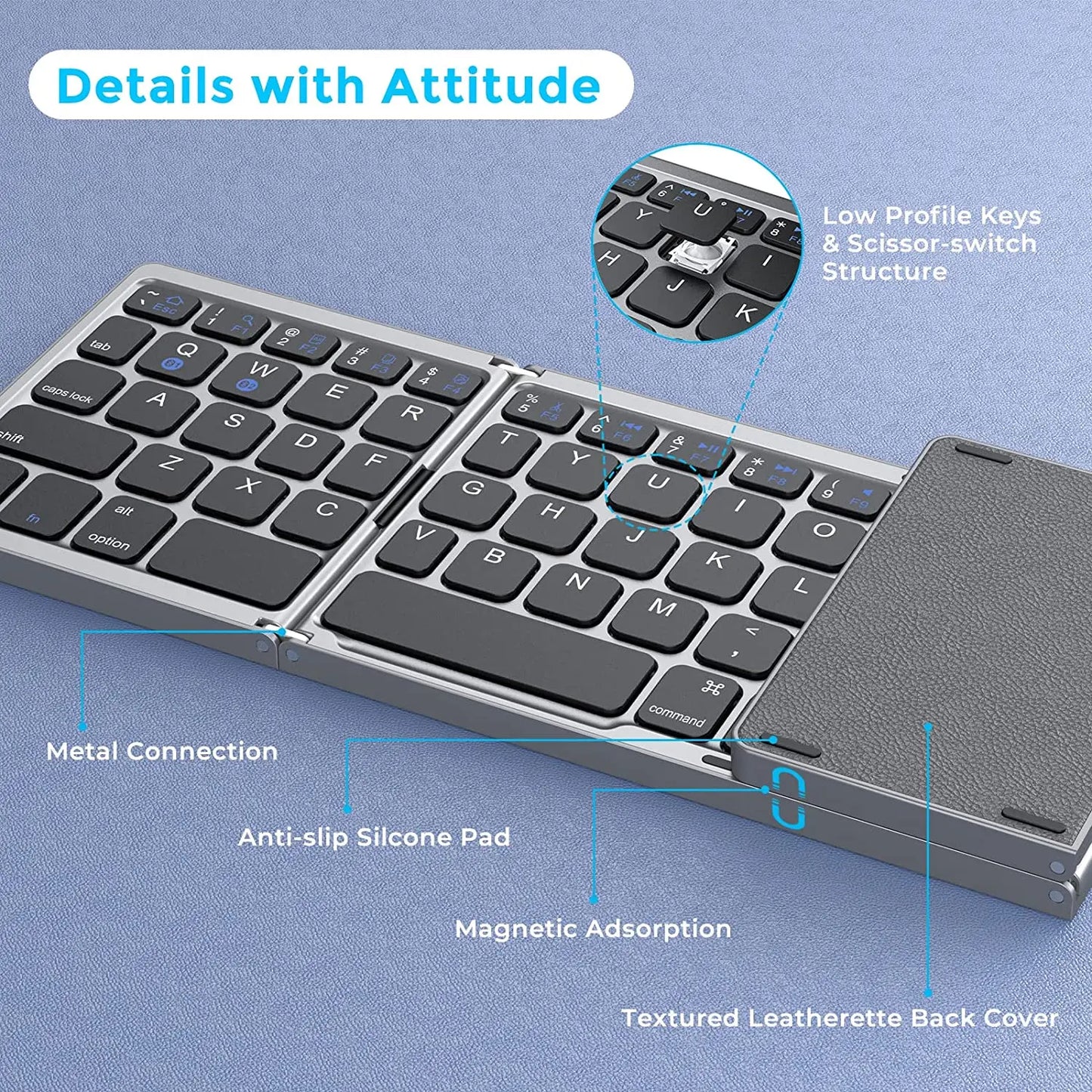 Foldable Wireless Keyboard